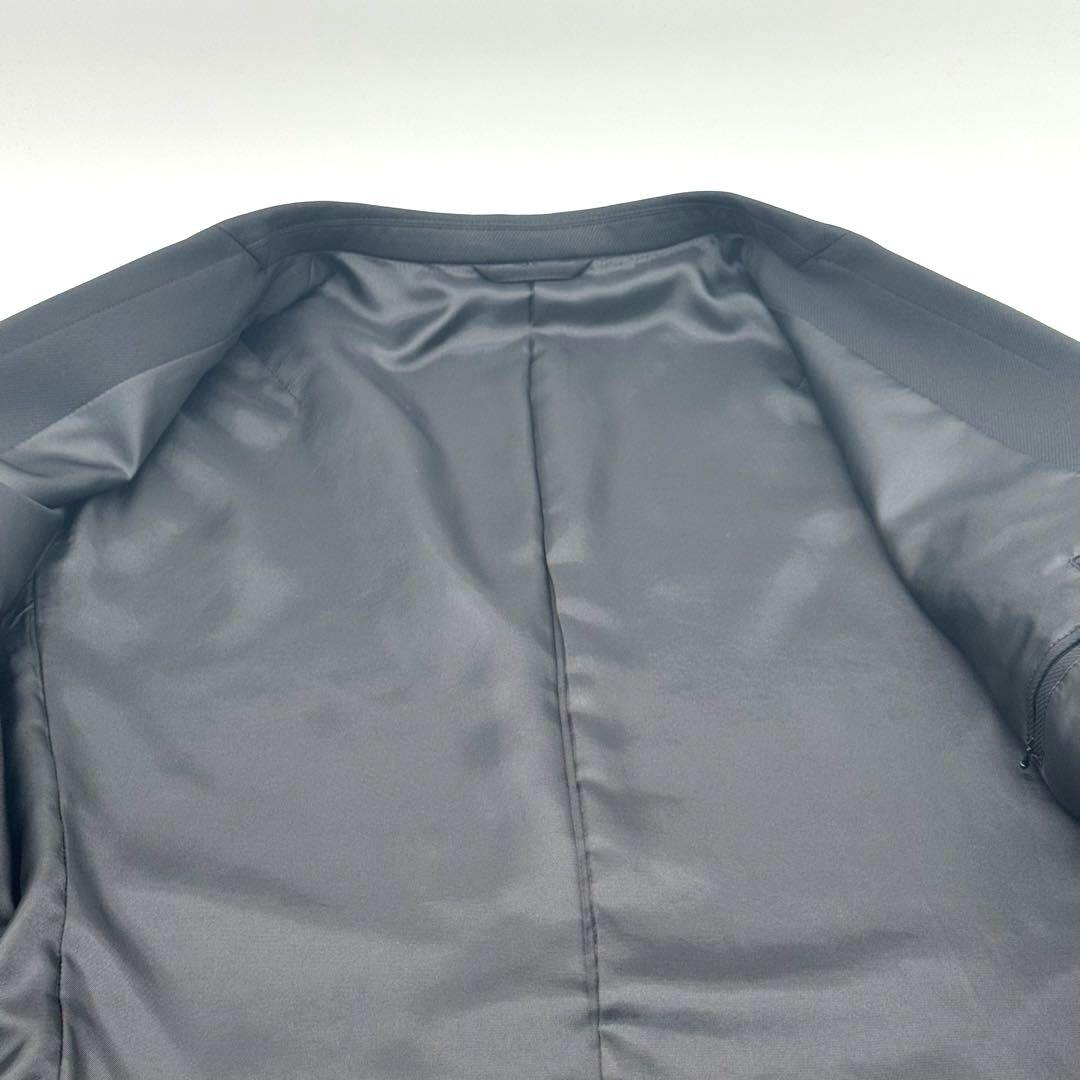 超美品　デサント　ブラック　2B シングル カジュアルセットアップ　メンズ　XL