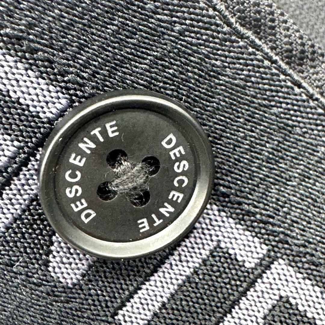 超美品　デサント　ブラック　2B シングル カジュアルセットアップ　メンズ　XL