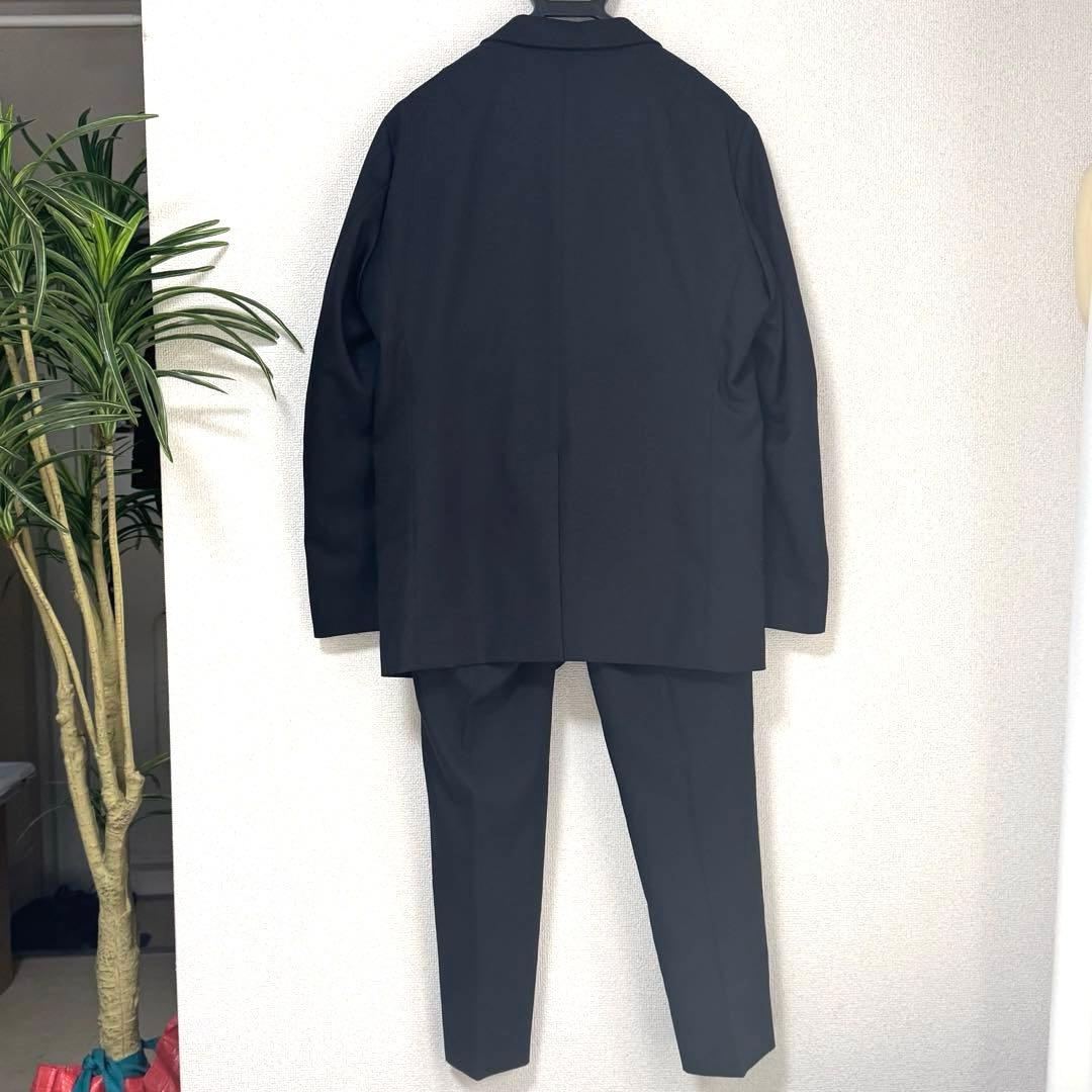 超美品　デサント　ブラック　2B シングル カジュアルセットアップ　メンズ　XL