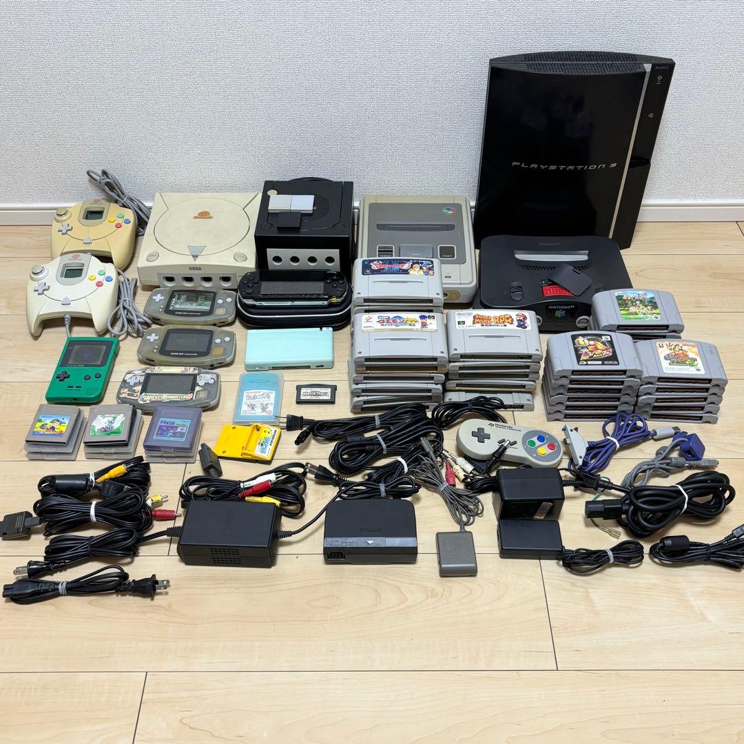 ゲーム機本体 ソフト 周辺機器 動作確認済み ジャンク含む多数まとめ