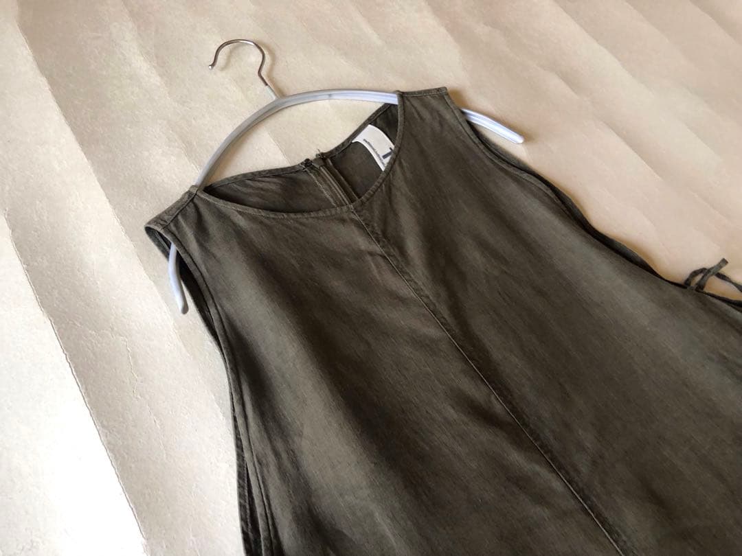 ビームス取扱♪ティッカ上質リネン100%ゆったりワイドパンツオールインワン♪