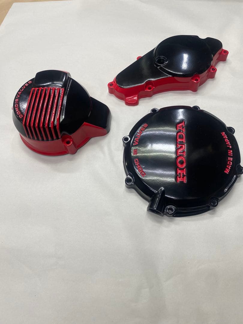 dom【塗装後未使用】CBX400F.CBR400F エンジンカバーセット