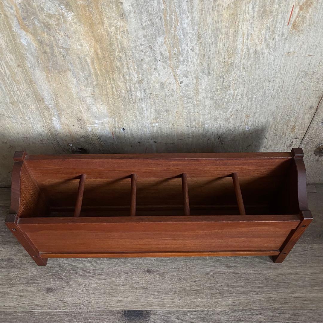 スリッパラック　チーク材　ヴィンテージ レトロ　フリーラック