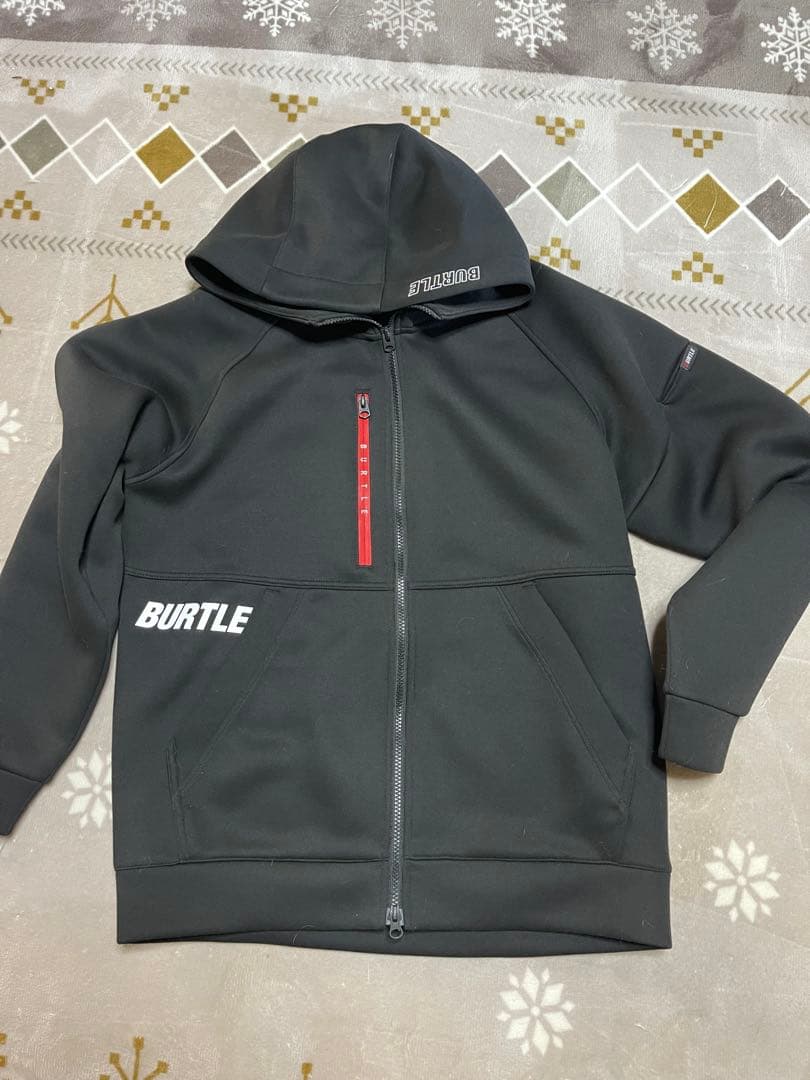 BURTLE エアーテックフーデイ上下セットアップ　ブラック　Lサイズ