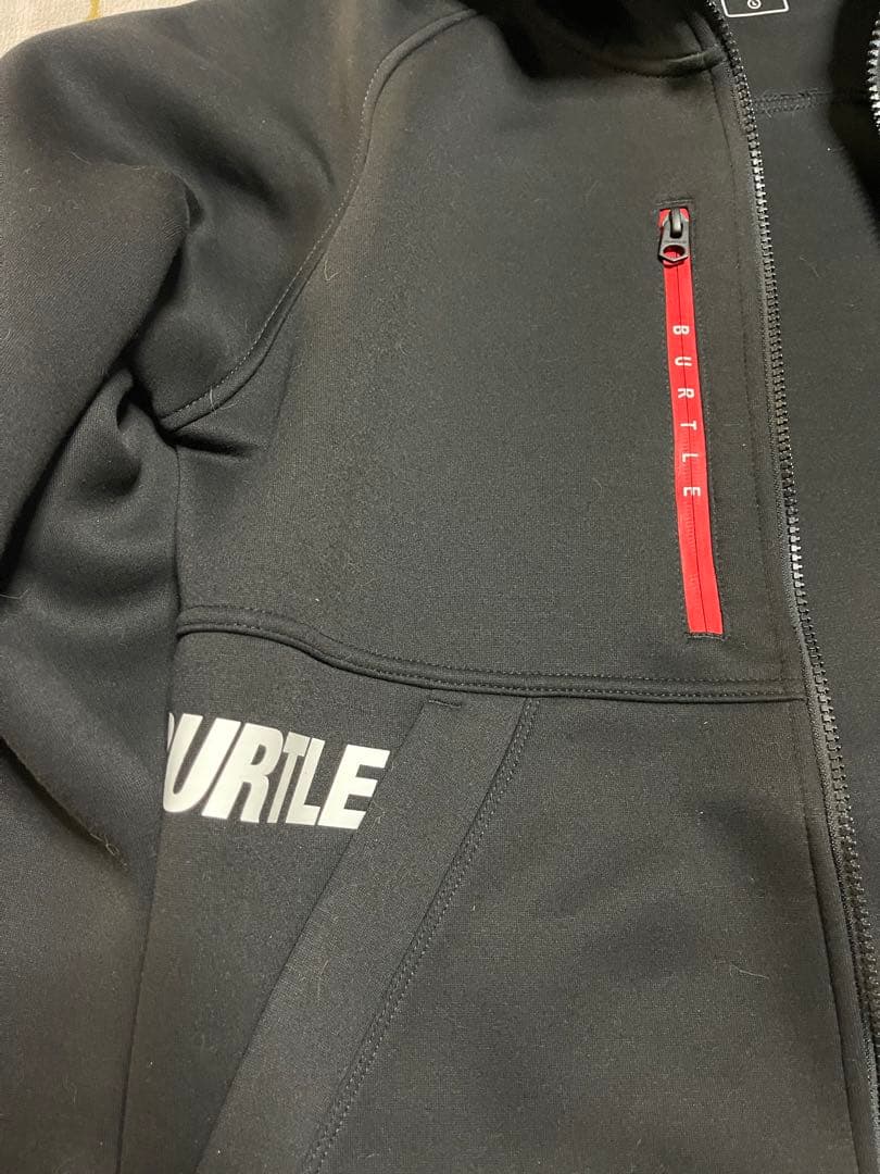 BURTLE エアーテックフーデイ上下セットアップ　ブラック　Lサイズ