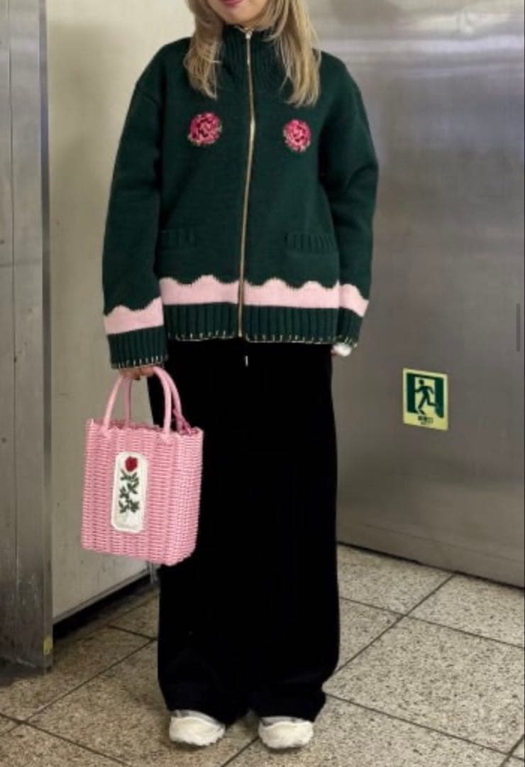 RURU MARY'S 手刺繍のプチかごバッグ