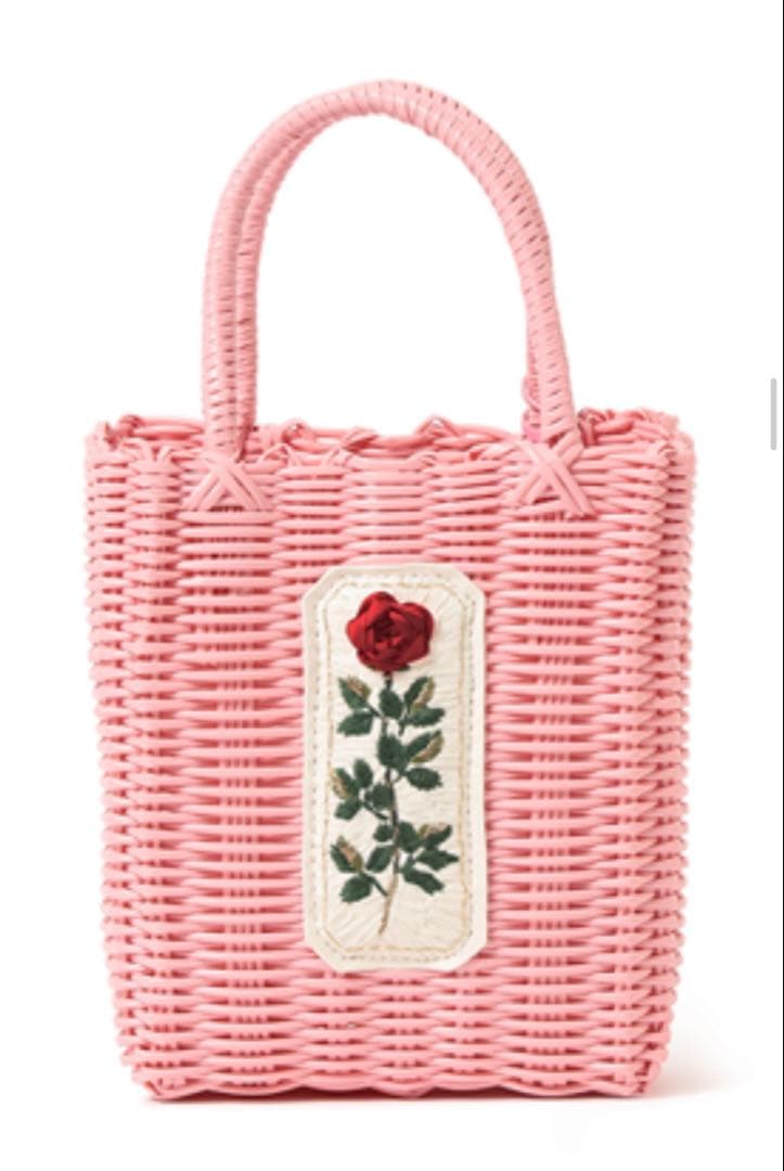 RURU MARY'S 手刺繍のプチかごバッグ