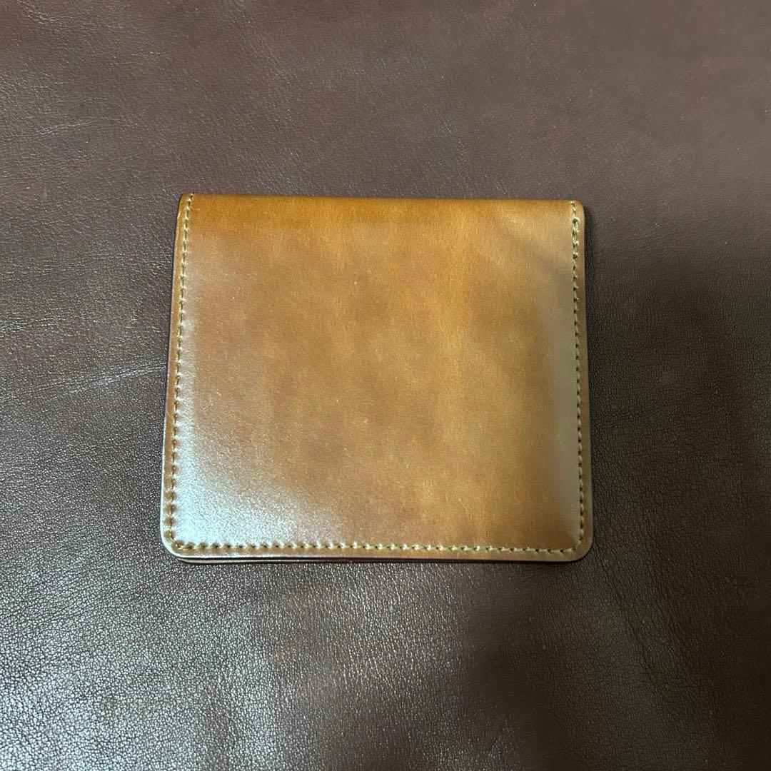 【ほぼ新品】SLOW cordovan - smart mini wallet