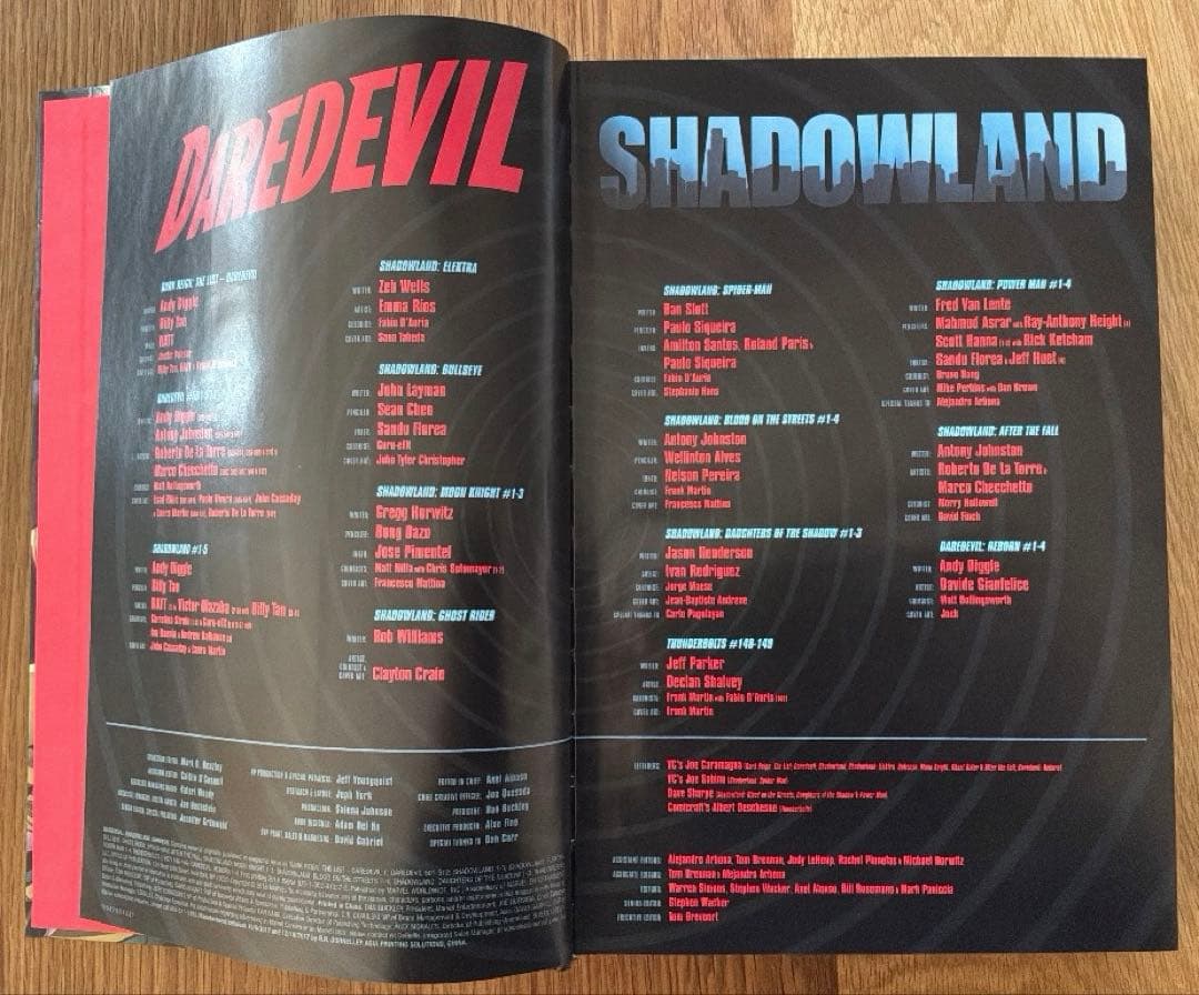 Daredevil: Shadowland Omnibus アメコミ