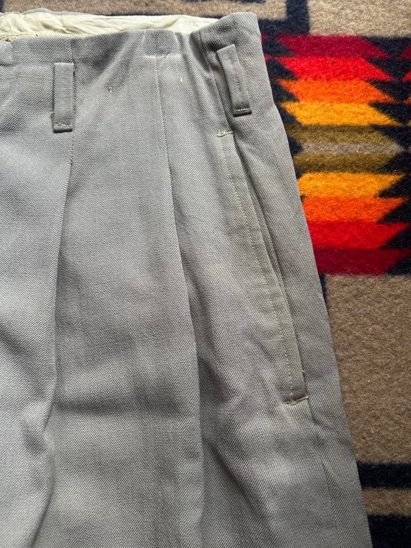 50s vintage ウールギャバジンスラックス