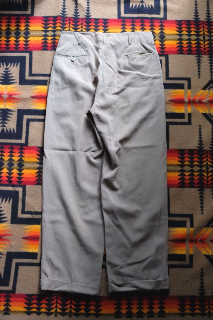 50s vintage ウールギャバジンスラックス