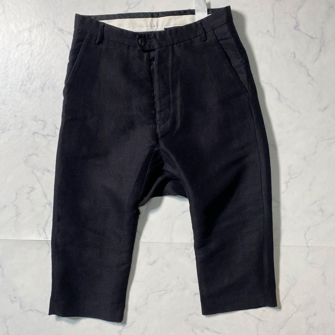 良品】リックオウエンス　サルエルパンツ　00s　アーカイブ　クロップド　Mサイズ