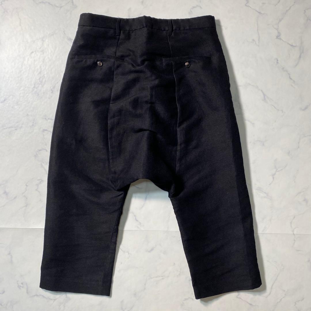 良品】リックオウエンス　サルエルパンツ　00s　アーカイブ　クロップド　Mサイズ