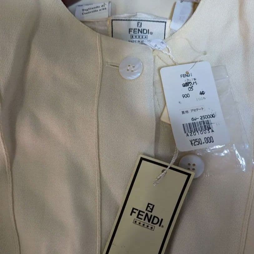 定価25万 FENDI 未使用タグ付き ハイラグジュアリーウールコート