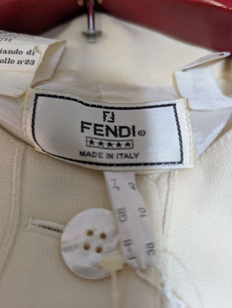 定価25万 FENDI 未使用タグ付き ハイラグジュアリーウールコート