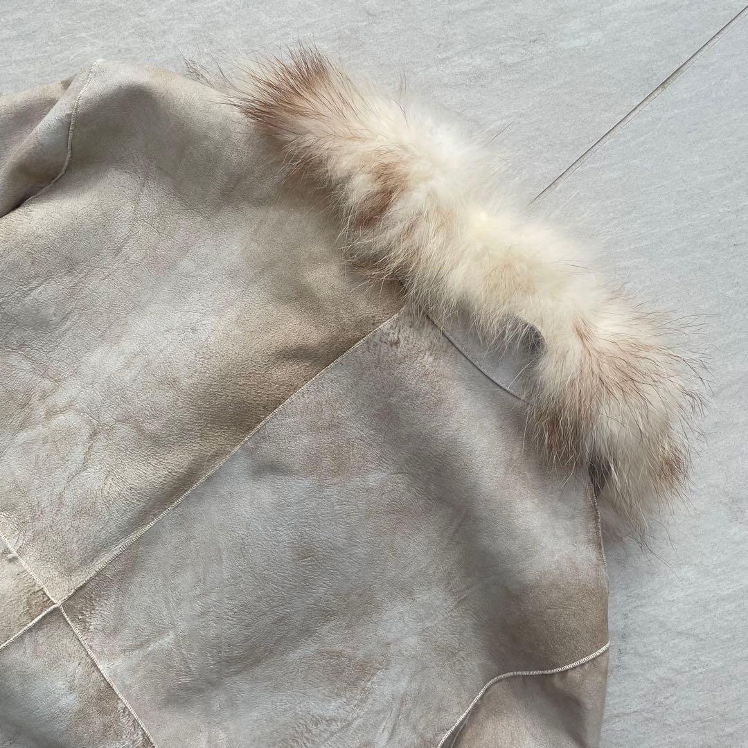 リアルファージャケット コート ラビットラクーン フェアリーグランジy2k 短丈