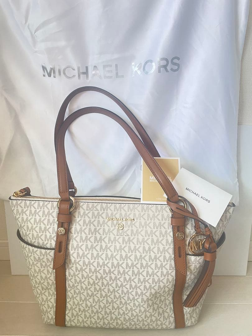 MICHAEL KORS ☆ショルダーバッグ ホワイト/ベージュ