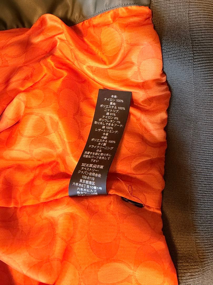 COACH コーチ　ma-1 フライトジャケット　カーキ／オリーブ週末限定値下げ