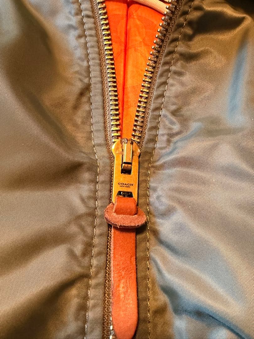 COACH コーチ　ma-1 フライトジャケット　カーキ／オリーブ週末限定値下げ