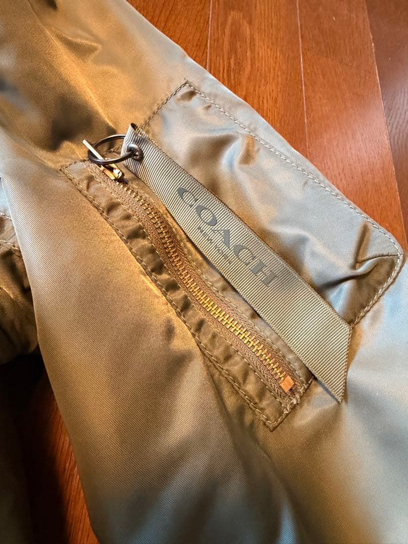 COACH コーチ　ma-1 フライトジャケット　カーキ／オリーブ週末限定値下げ