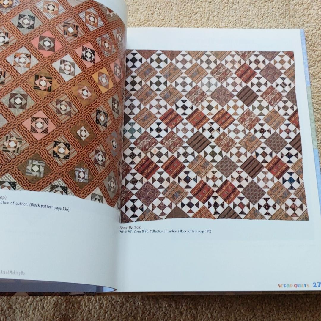 パッチワーク　キルト　スクラップ　アフリカ布地　洋書