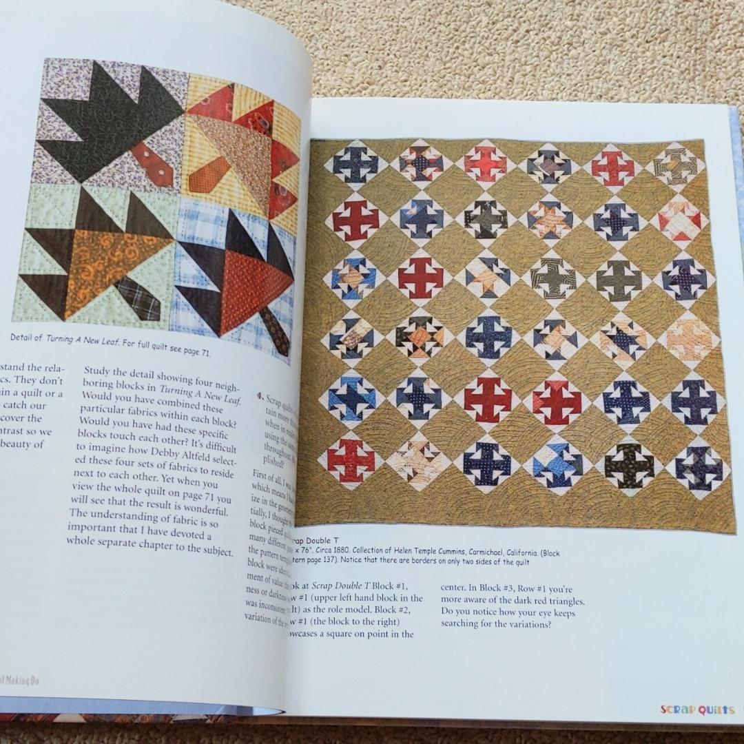 パッチワーク　キルト　スクラップ　アフリカ布地　洋書