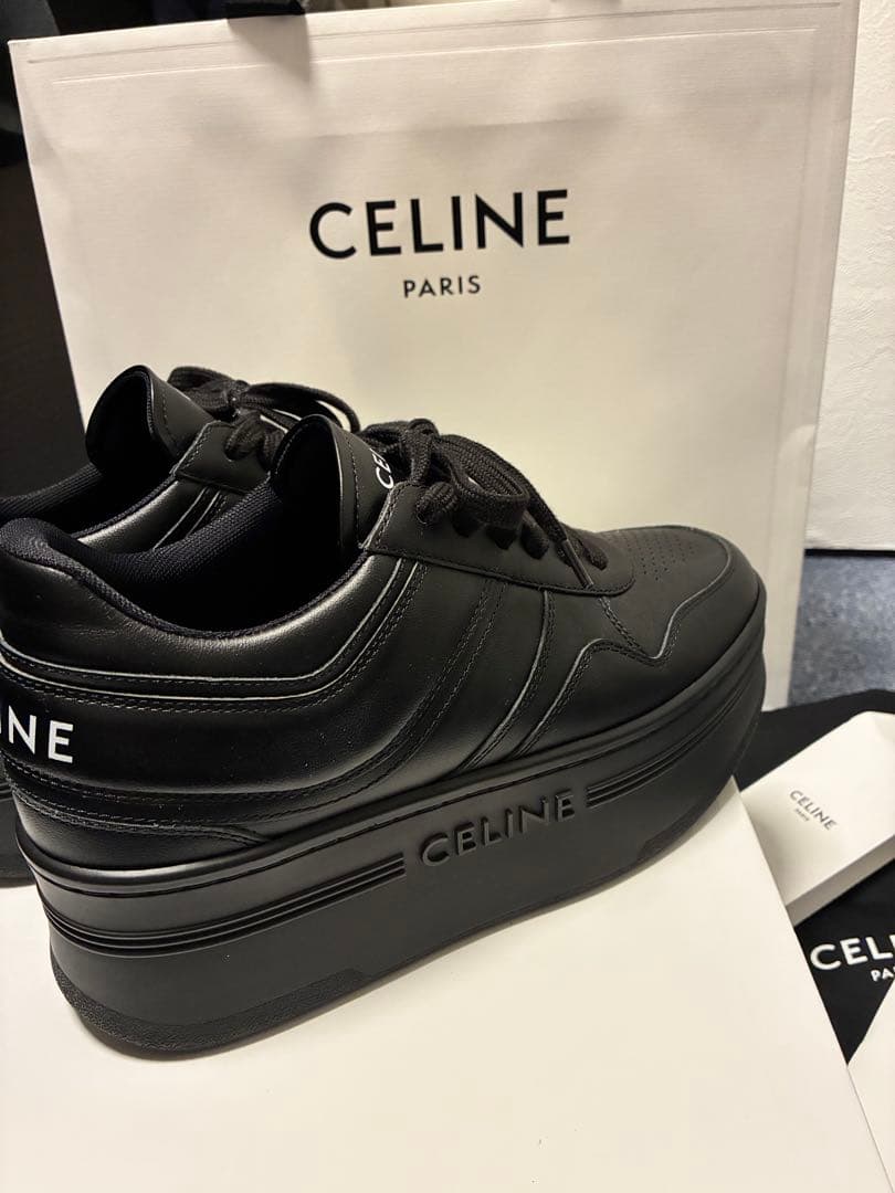 【正規品】CELINE 厚底 ブロックスニーカー セリーヌ 【38】一度のみ美品
