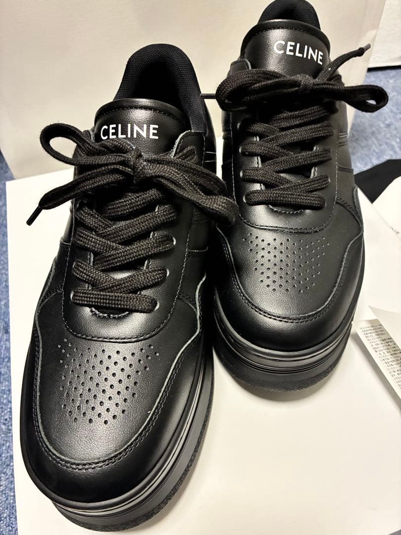 【正規品】CELINE 厚底 ブロックスニーカー セリーヌ 【38】一度のみ美品