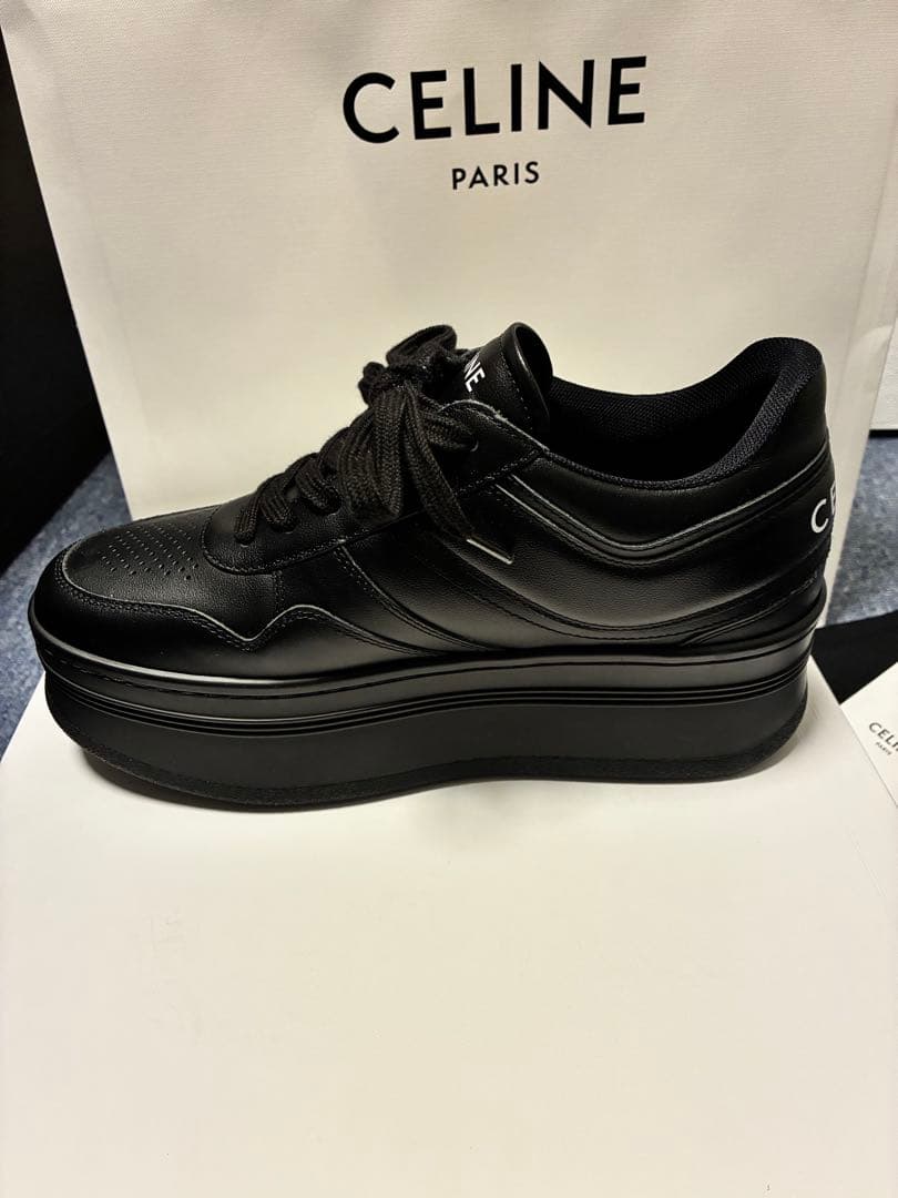 【正規品】CELINE 厚底 ブロックスニーカー セリーヌ 【38】一度のみ美品