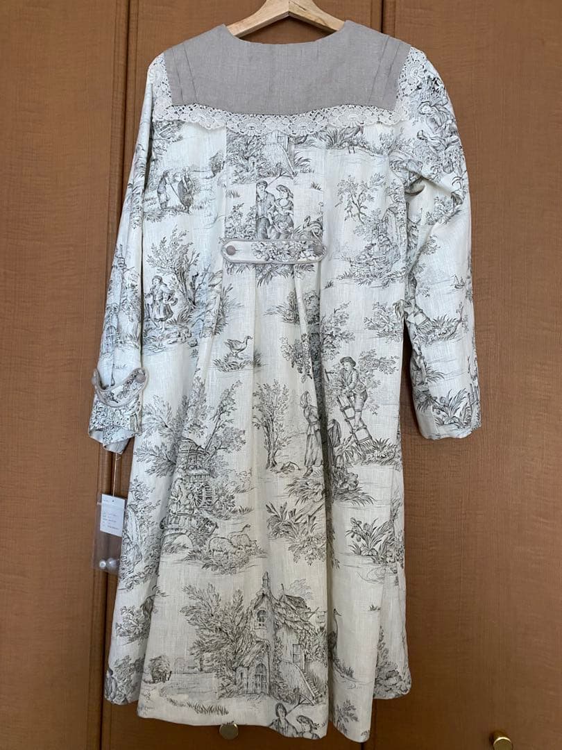 SERAPHIM セラフィム　トワルドジュイのリネンコート　ホワイト