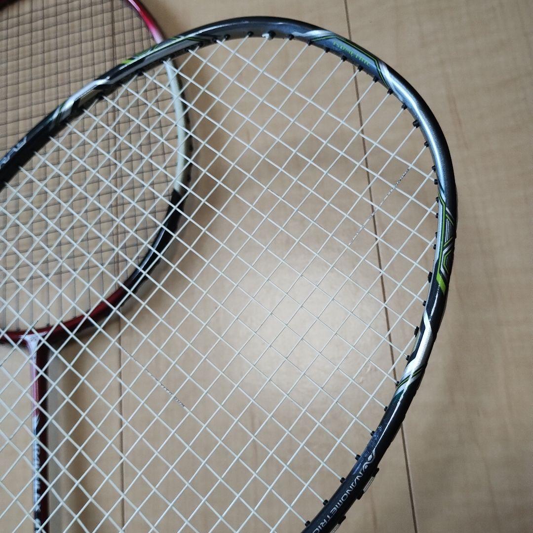 YONEX NANORAY900 GRAPHLEX613 ラケット2本 グリップ