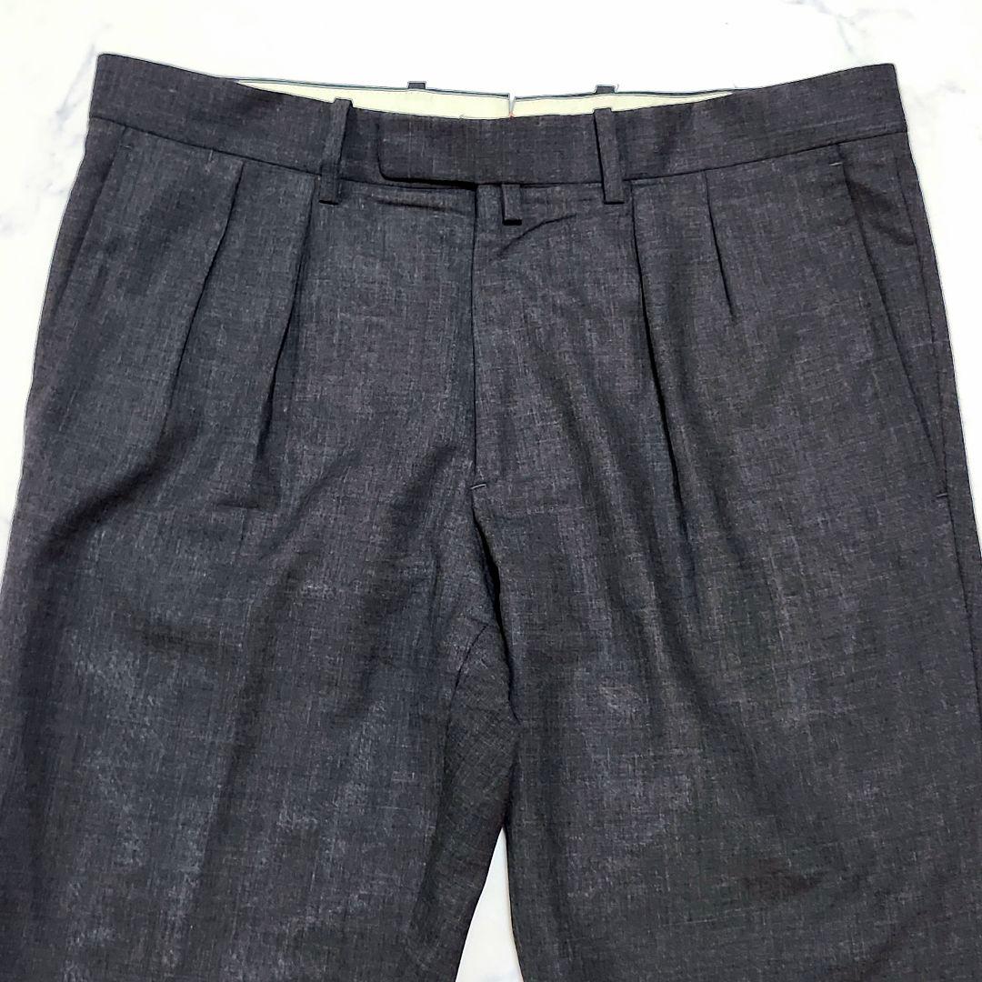 ベルナールザンス　スラックス　トロピカルウール　2プリーツ　ビームスF別注