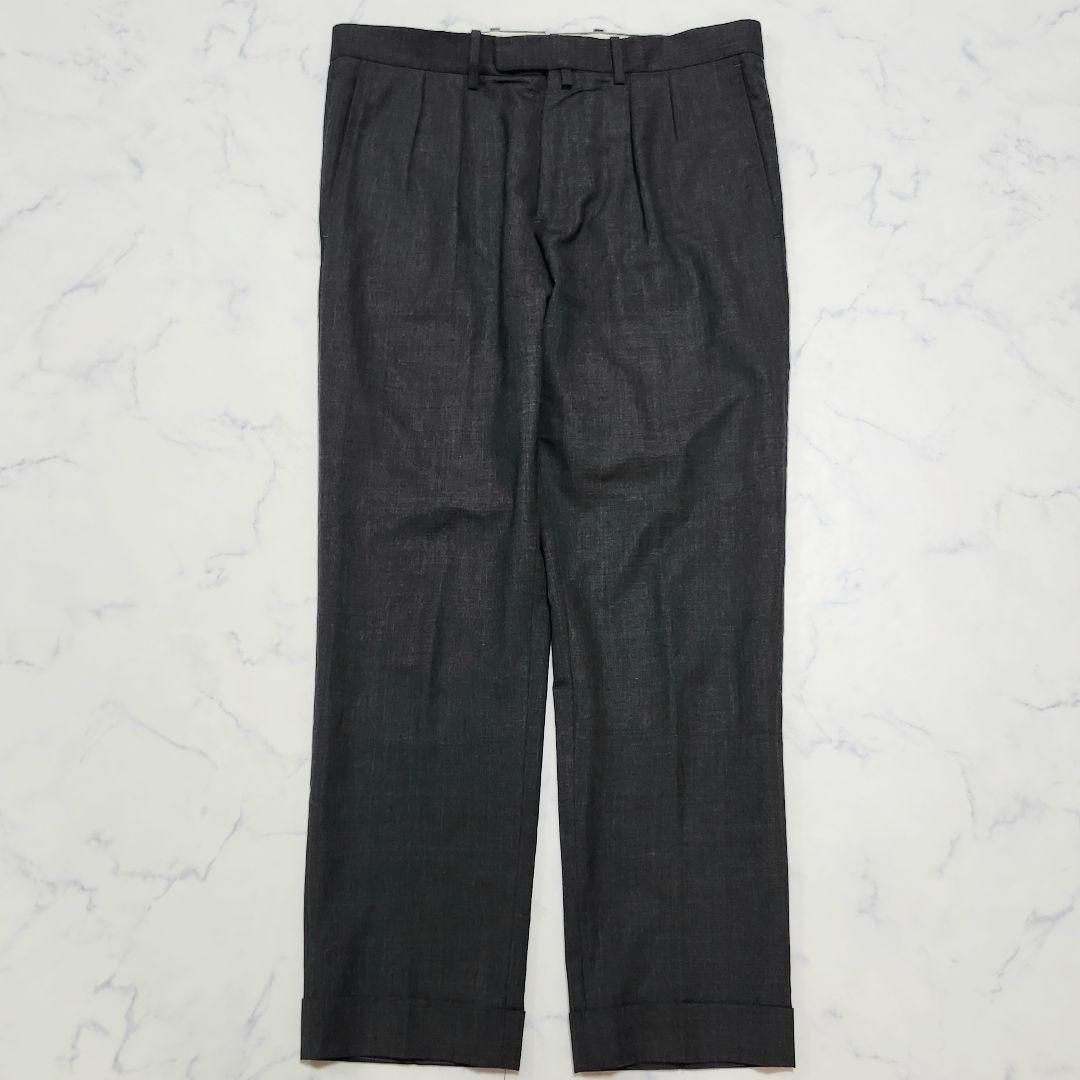 ベルナールザンス　スラックス　トロピカルウール　2プリーツ　ビームスF別注