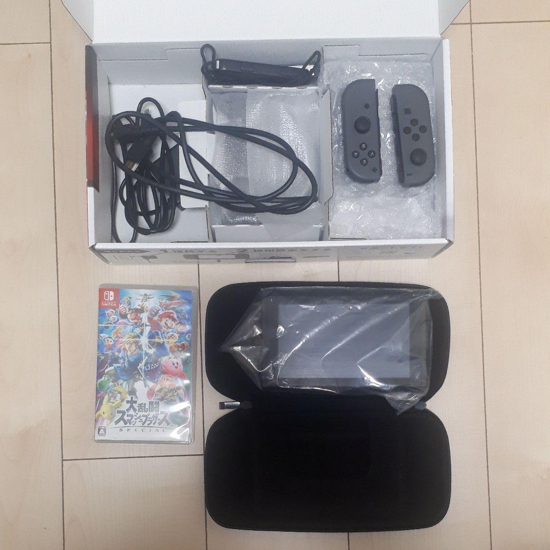 Nintendo Switch　中古　本体　大乱闘セット　ケース付き