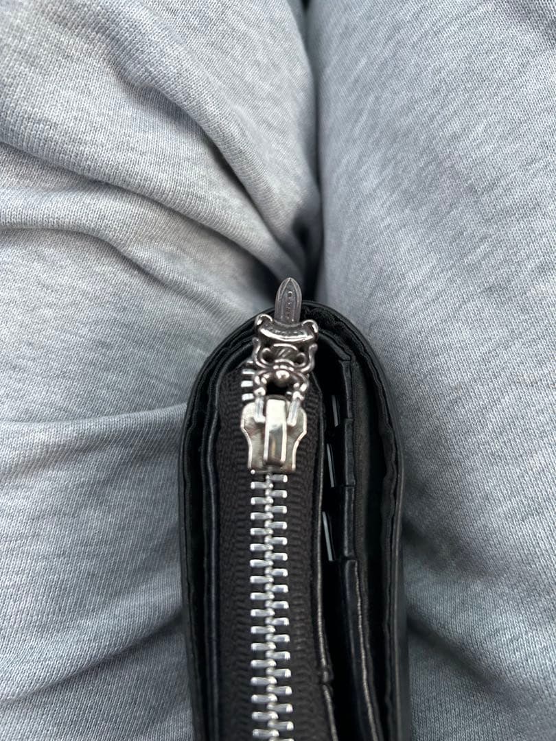 クロムハーツ　スクエアジップウォレット