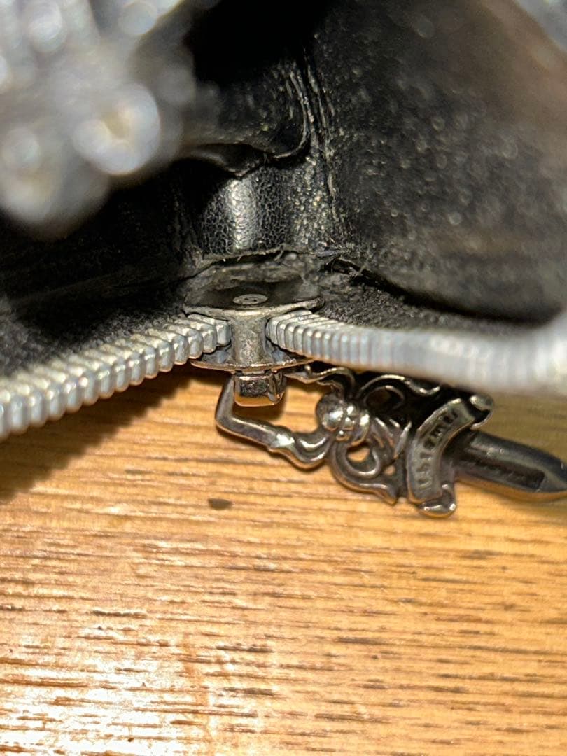 クロムハーツ　スクエアジップウォレット