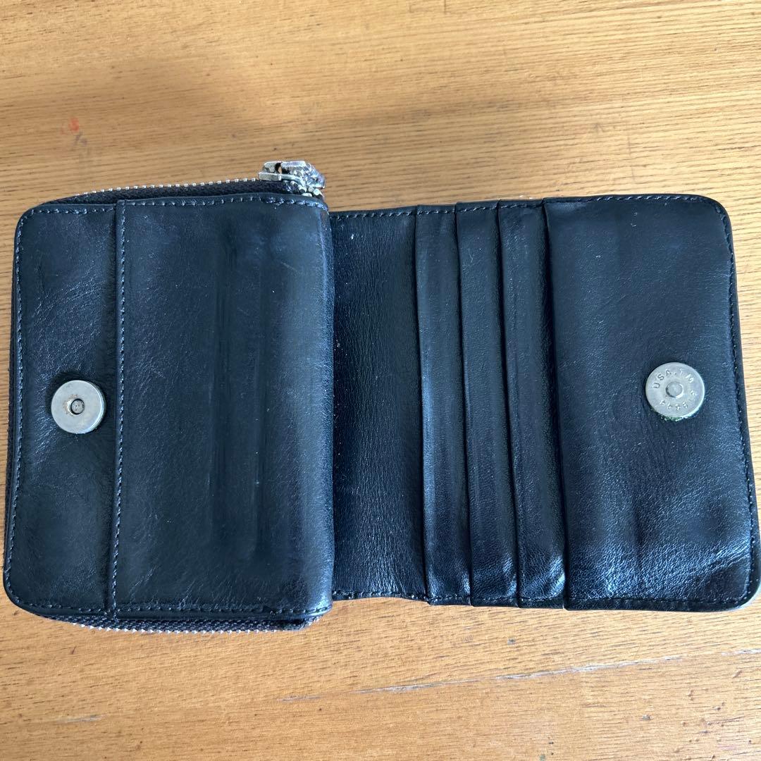 クロムハーツ　スクエアジップウォレット