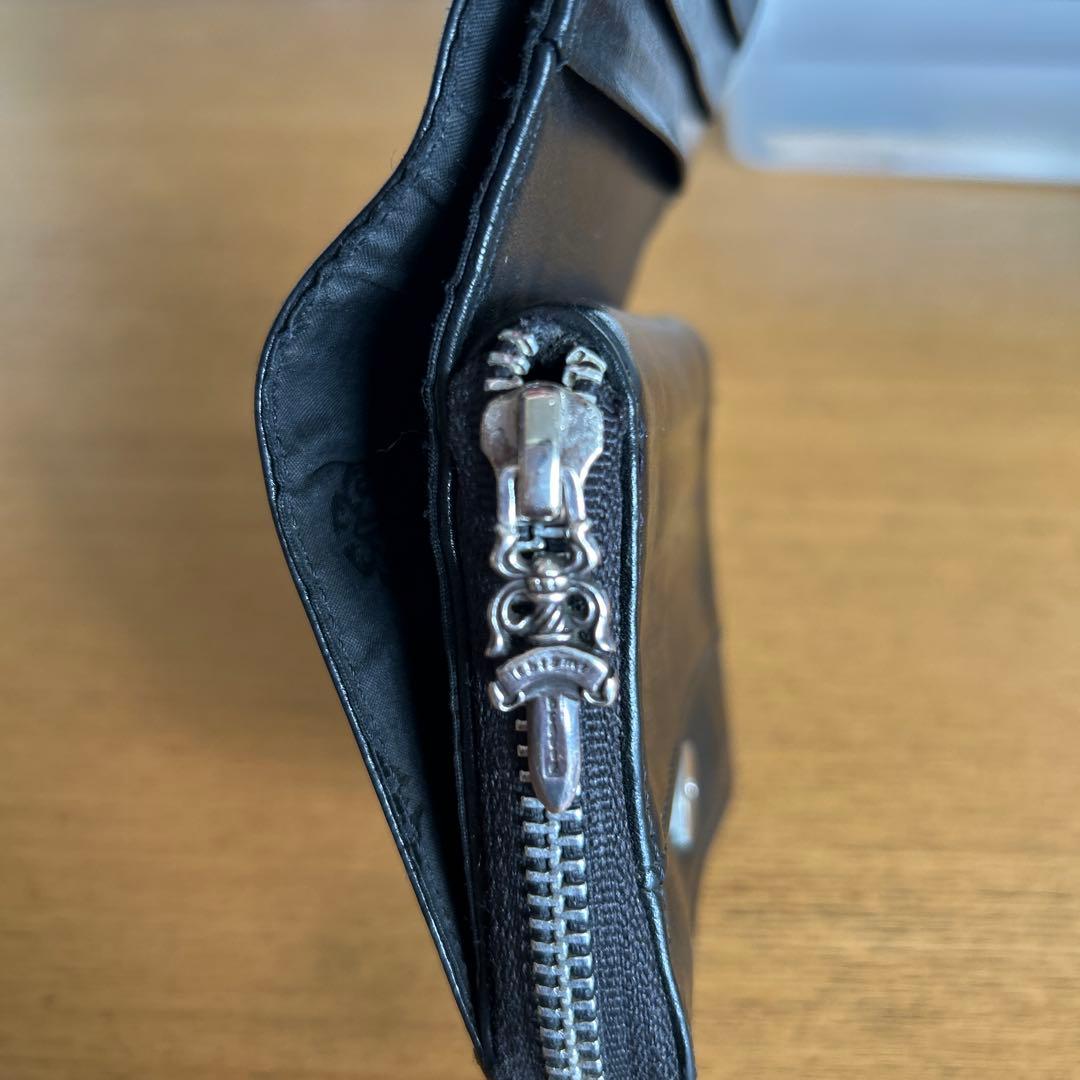 クロムハーツ　スクエアジップウォレット