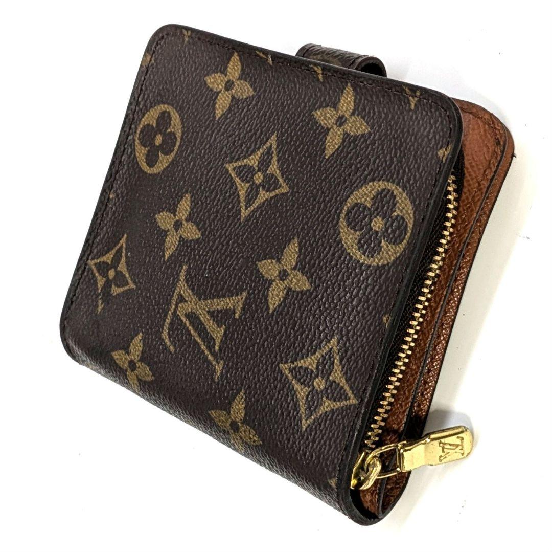 ルイヴィトン モノグラム コンパクトジップ 折り財布 B2