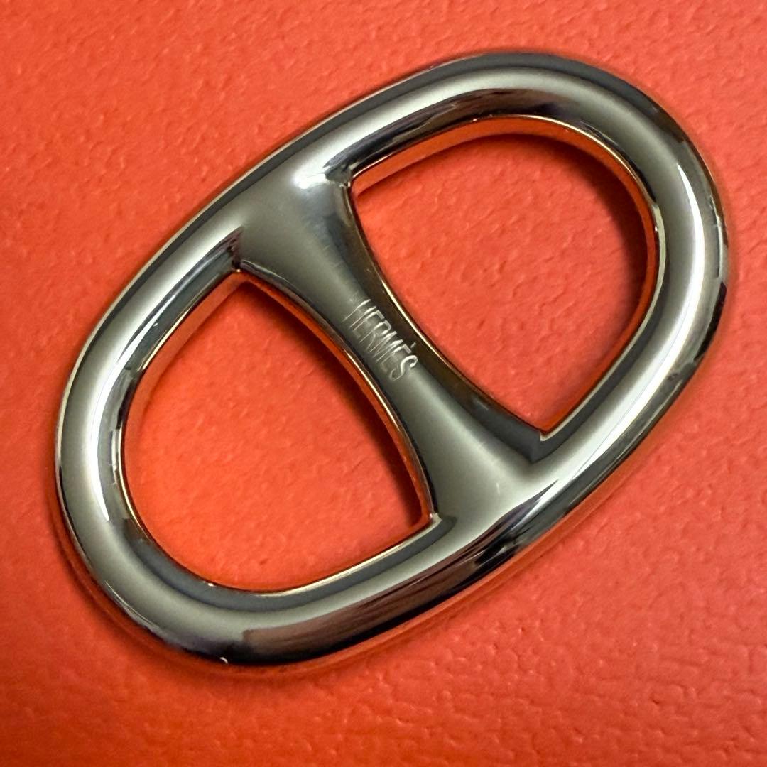 HERMES エルメス　スカーフリング　シェーヌダンクル　ゴールド