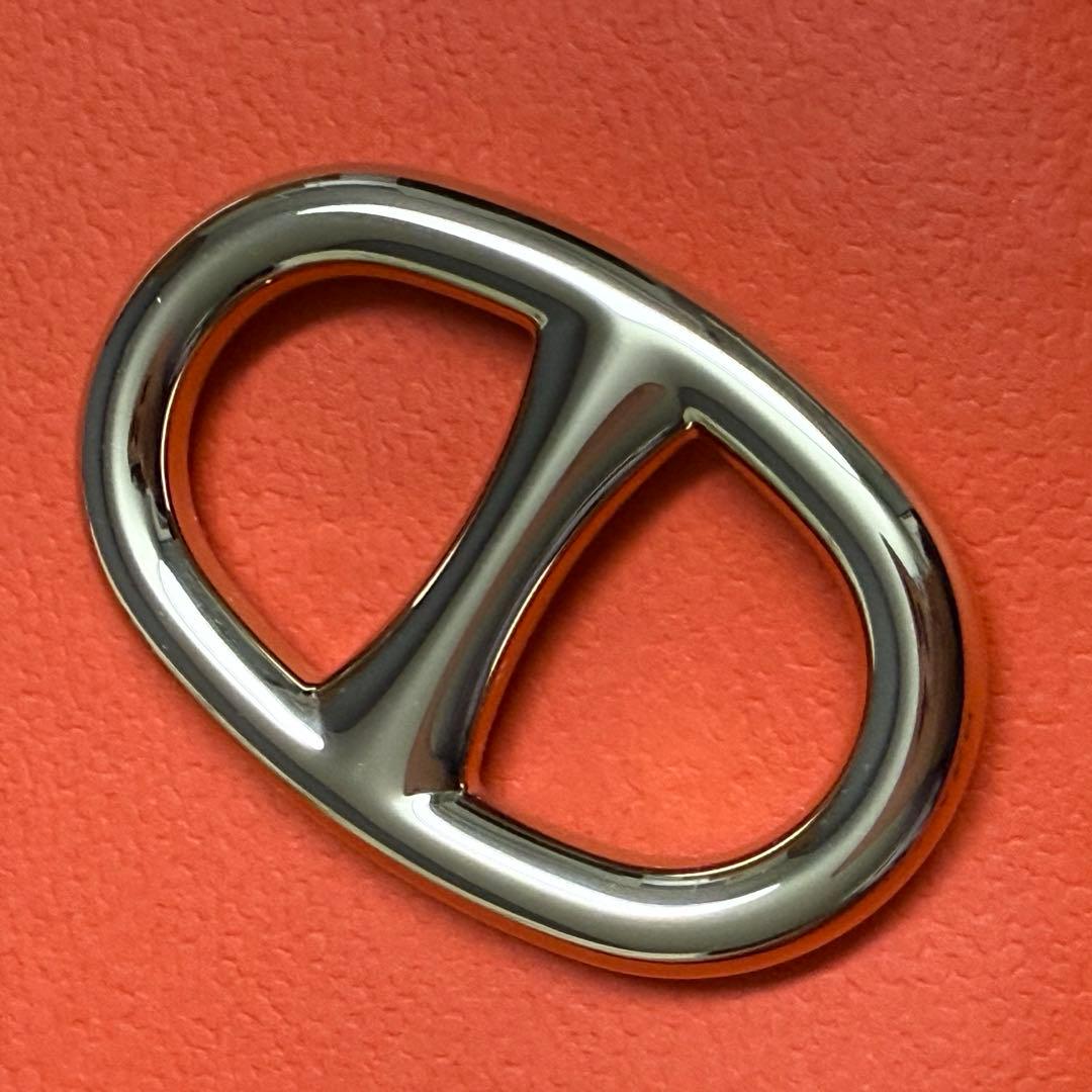 HERMES エルメス　スカーフリング　シェーヌダンクル　ゴールド