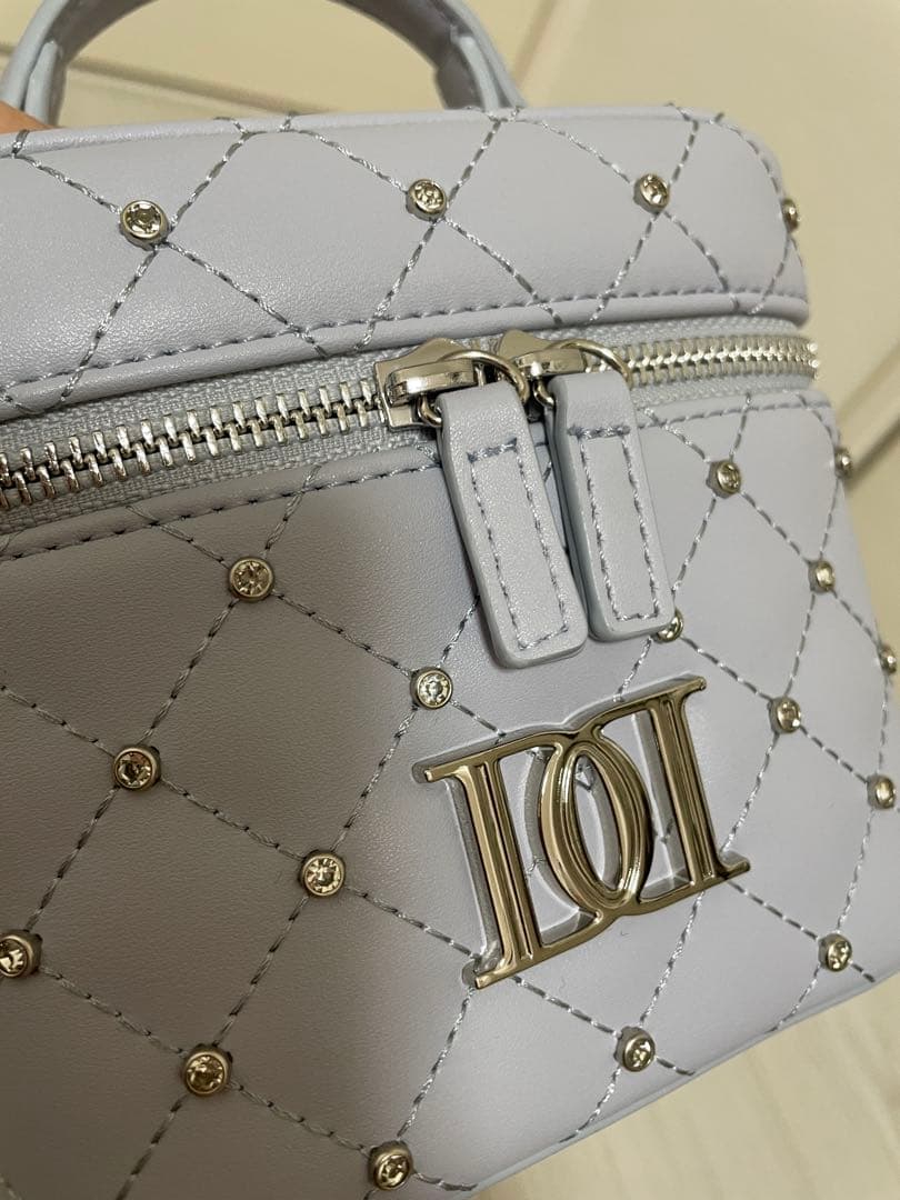 ダーリッチ キルティングビジュースクエアミニバッグ