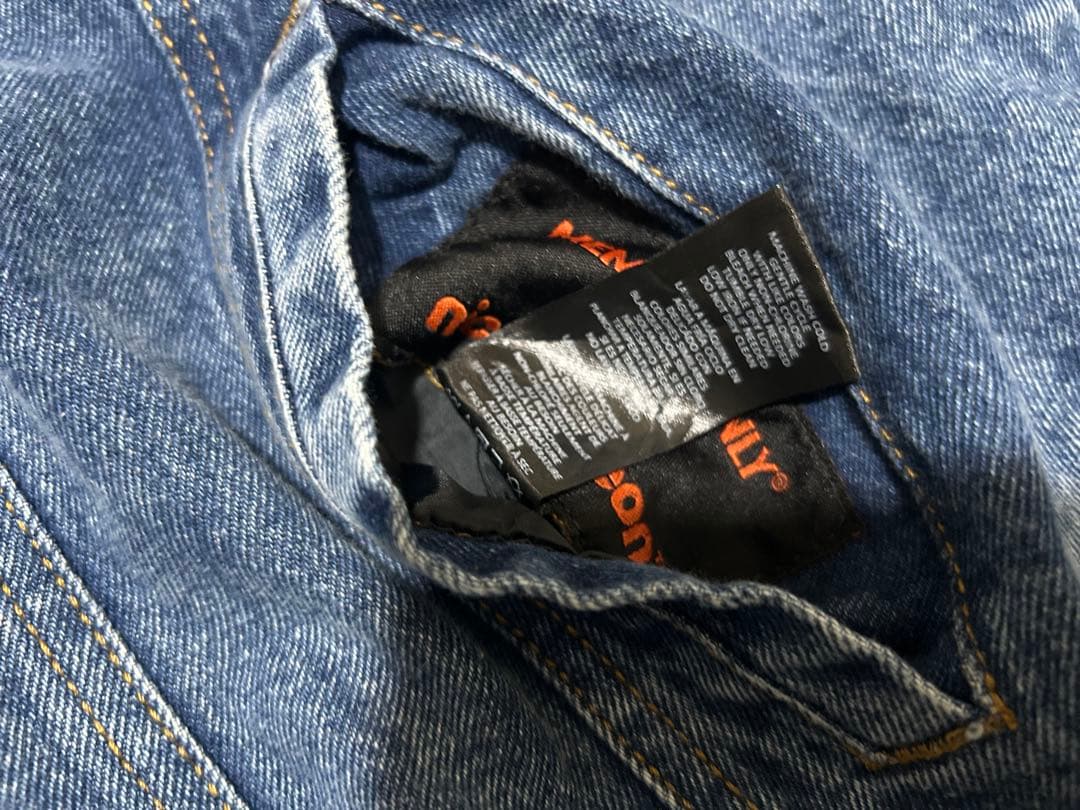 MEMBERS ONLY スポンジボブ　デニムジャケット L