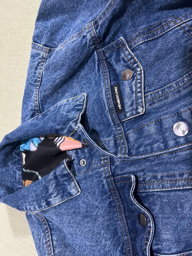 MEMBERS ONLY スポンジボブ　デニムジャケット L