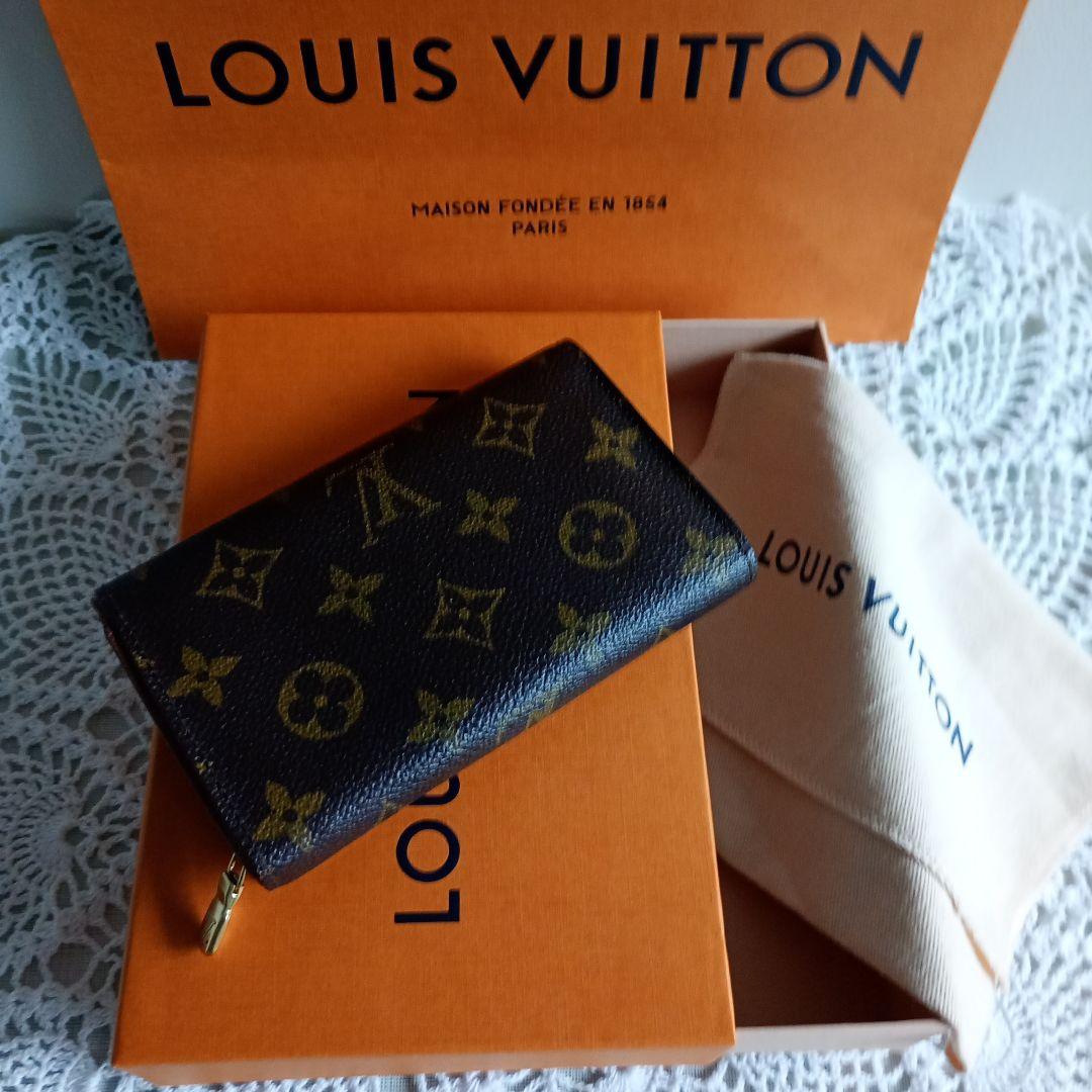 ルイヴィトン モノグラム L字ファスナー 二つ折り財布 メンズ＆レディース