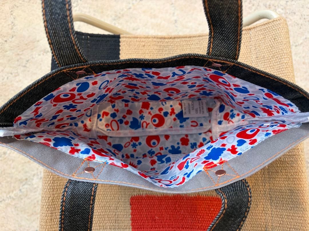 EDWINエドウィンミャクミャクEXPO2025マチ付きミニトートバッグ万博限定