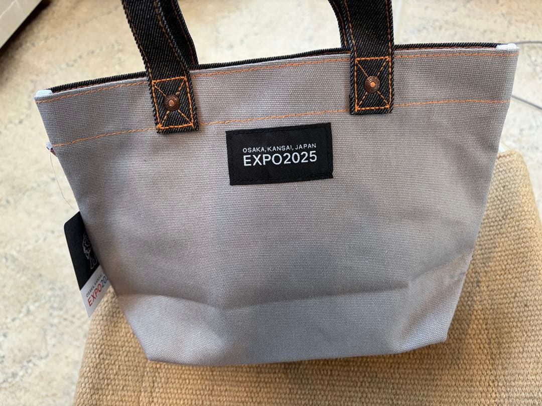 EDWINエドウィンミャクミャクEXPO2025マチ付きミニトートバッグ万博限定