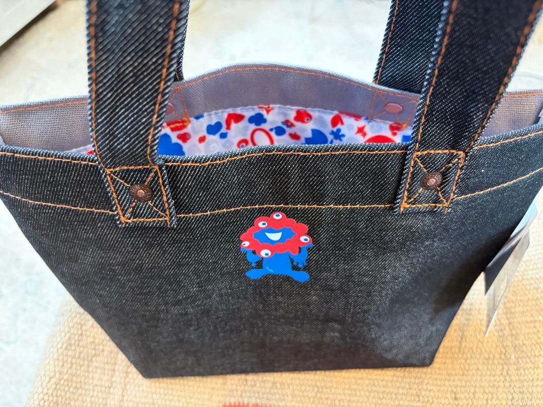 EDWINエドウィンミャクミャクEXPO2025マチ付きミニトートバッグ万博限定