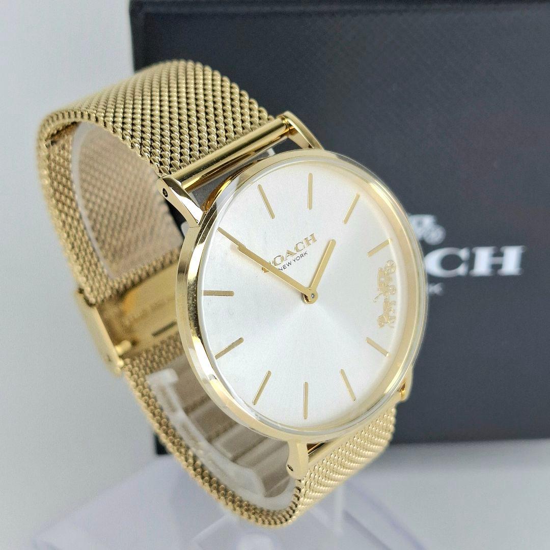 ✨美品未使用級 コーチ COACH 時計 ペリー ゴールド メッシュバンド