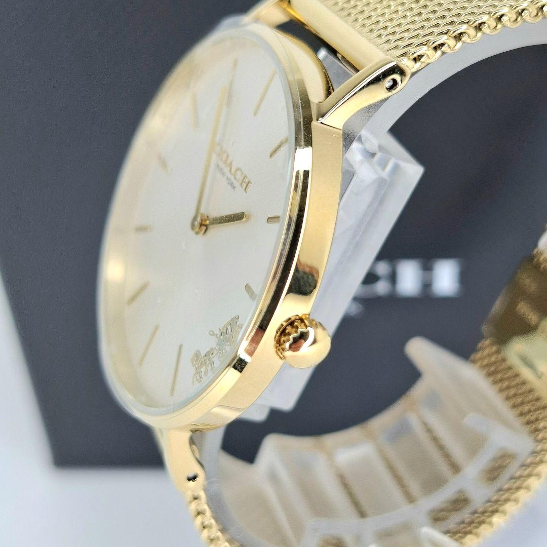 ✨美品未使用級 コーチ COACH 時計 ペリー ゴールド メッシュバンド